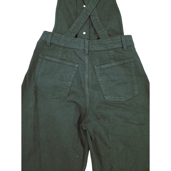 NWT Universal Thread Women's Denim Sailor Overalls Black Size 8 - Picture 5 of 9